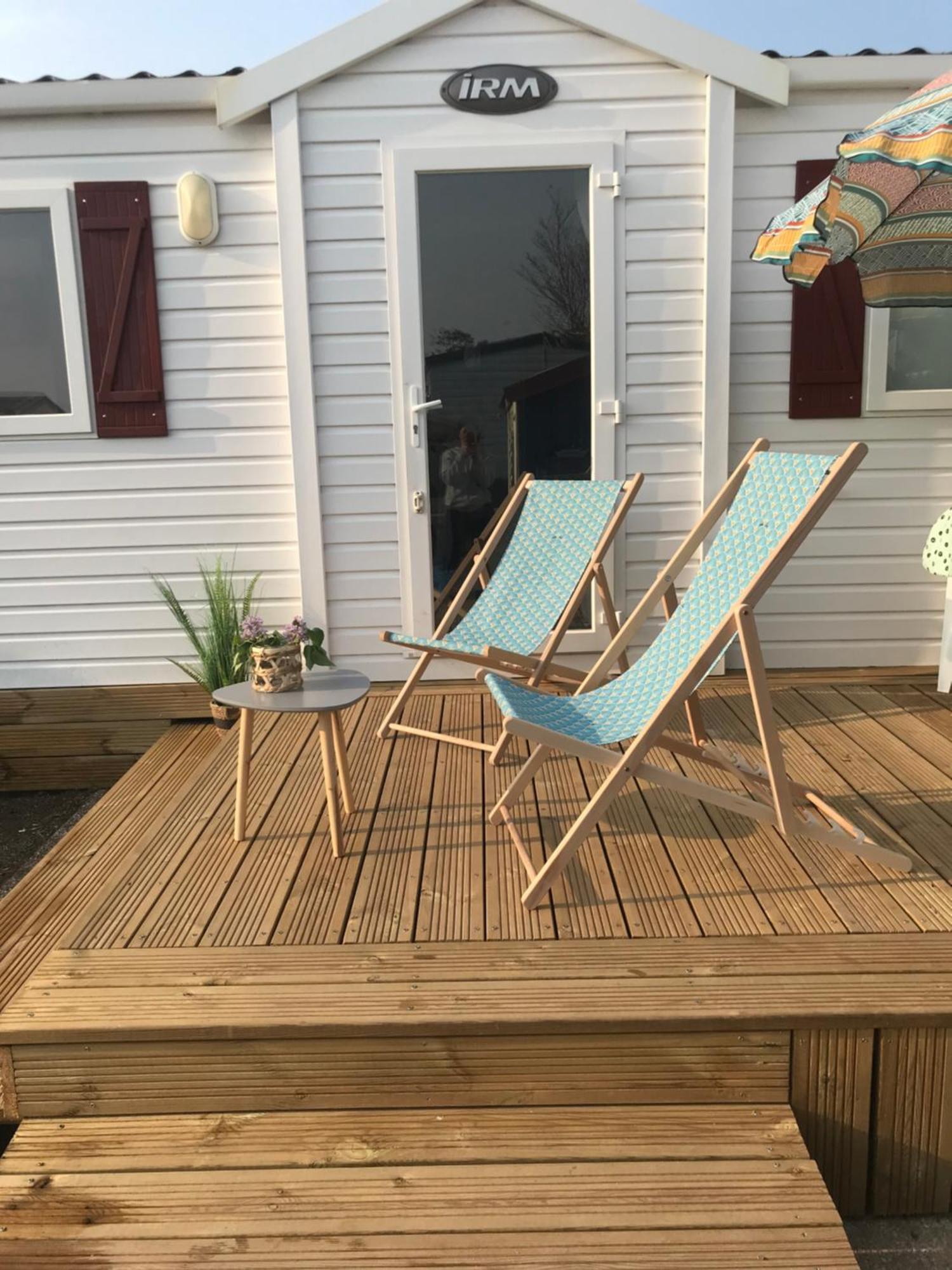 Mobil Home Montmartin-sur-Mer Bagian luar foto